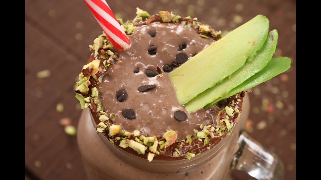 Chocolate Avocado Milkshake | Sanjeev Kapoor Khazana