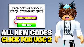 ALL WORKING CODES ON CLICK FOR UGC 2 IN MAY 2025 - Roblox Click For UGC 2 Codes 2025