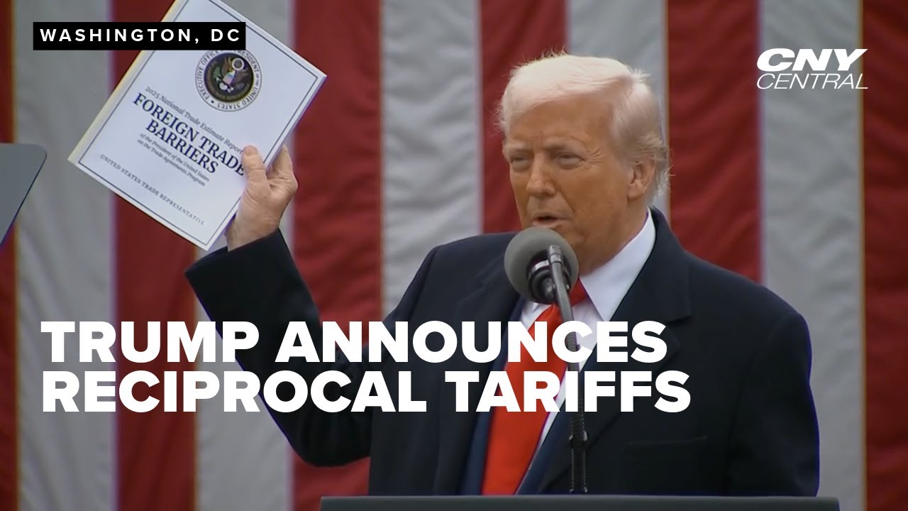 FULL REMARKS: Trump announces reciprocal tariffs during 'Make America ...