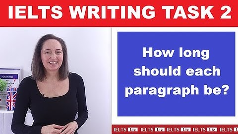 IELTS Writing Task 2  Essay - Paragraph Length
