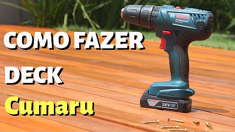 Como instalar deck de madeira na Terra?