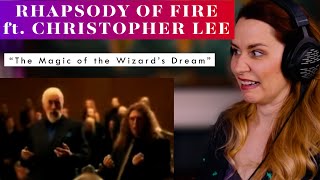 Rhapsody of Fire ft Christopher Lee Vocal ANALYSIS. Let's hear some Sarumon heavy metal!