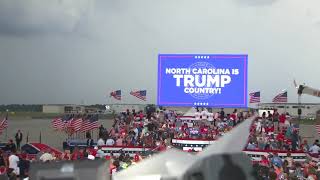 Watch: Trump's Wilmington rally canceled as thunderstorm approaches