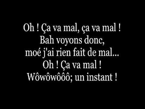 Ca Va Mal Paroles Mes Aieux Greatsong