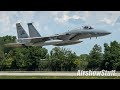 Military and Warbird Departures - EAA AirVenture Oshkosh 2018