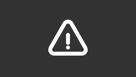 Animated caution white line ui icon