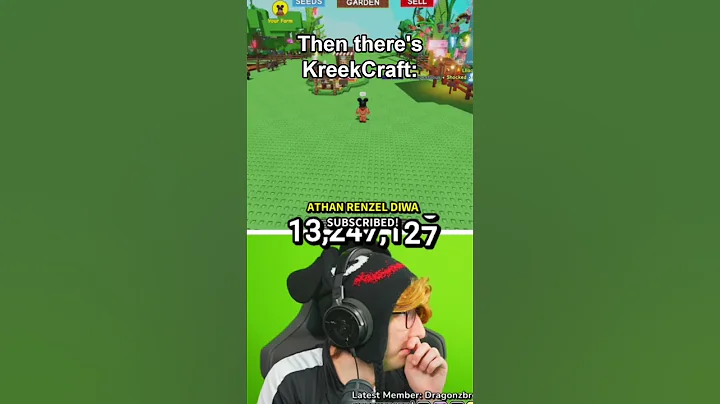 @KreekCraft gets trolled by Jandel 😭  #videogames #roblox #gardengames #robloxmemes #growagarden