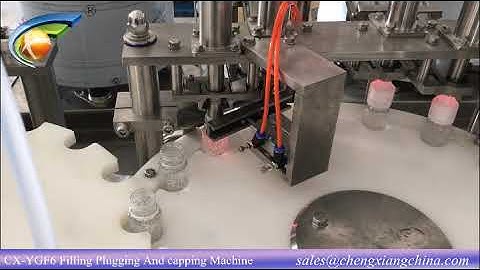 CX-YGF High Speed Filling Plugging And Capping Machine