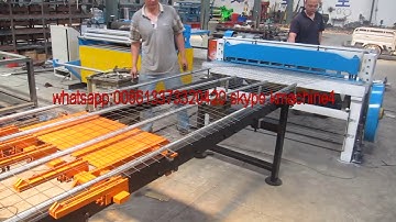 how to adjust the wire mesh machine for panels?the video teach you