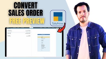 How To Convert Sales Order to Sales Invoice in Tally Prime