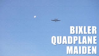 Bixler Quadplane Maiden - Perfect Forward Transition Ends in Nose Dive