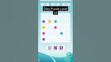 Dots Puzzle Game Level 34 #dots #puzzle #twodots #viral #shorts