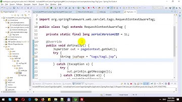 Include JSP File From Custom Tags in Spring MVC