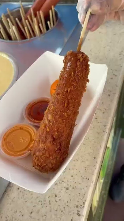Blue Ribbon Corn Dogs at Downtown Disney in Anahei