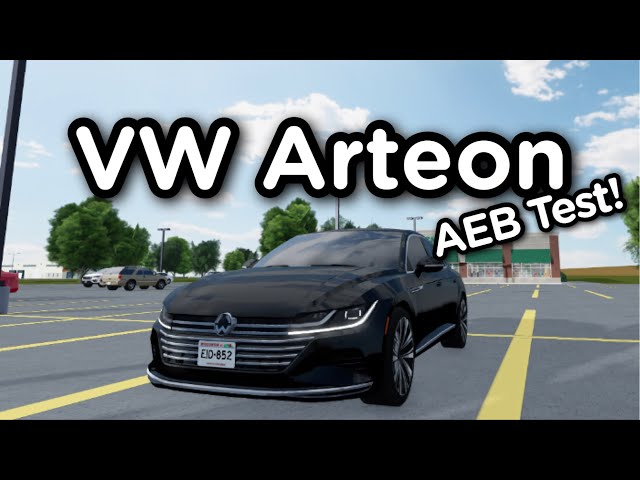 2022 Volkswagen ID.4 AEB Test! - Roblox Greenville 