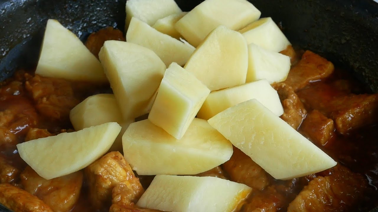 แกงหมูใส่มันฝรั่งอาหารพม่า-Pork Curry ဝက်သားဟင်းချက်နည်း | สรุปเนื้อหาที่เกี่ยวข้องมันฝรั่ง อาหารที่สมบูรณ์ที่สุด