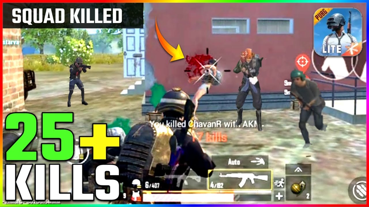 25+ KILLS 🔥 AMAZING CHICKEN DINNER | PUBG MOBILE LITE GAMEPLAY 🔥 - YouTube