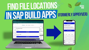 How To Find File Or Folder Paths In SAP Build Apps