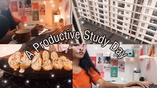 Productive Study Vlog On a Rainy Day|| Studying, Goingout for dinner, Heavy rains || StudyNest screenshot 5