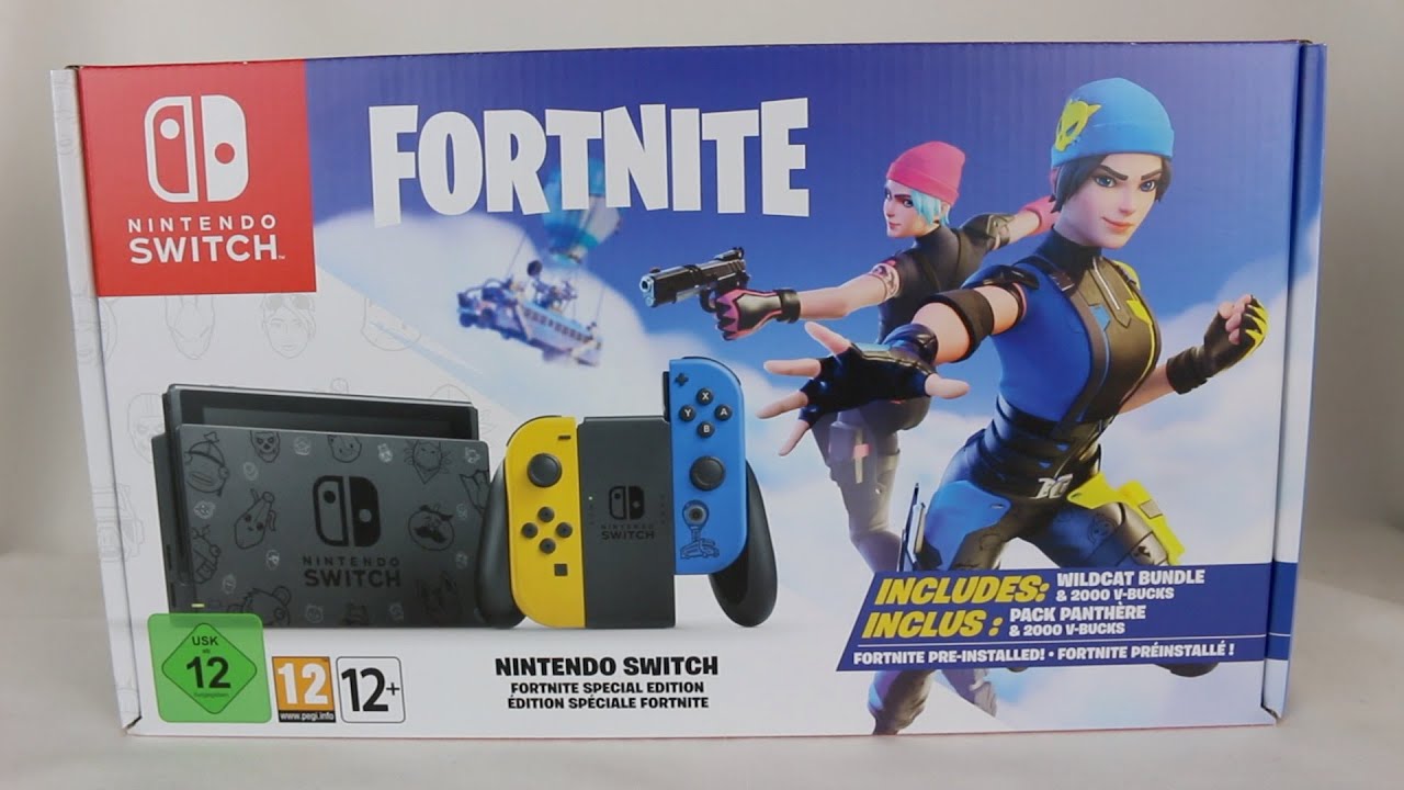 Nintendo Switch Console Fortnite Wildcat Special Edition [USED - VERY GOOD]  UK