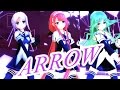 【MMD艦これ】白露型 江風・山風・海風の3人で「ARROW」4k/60fps