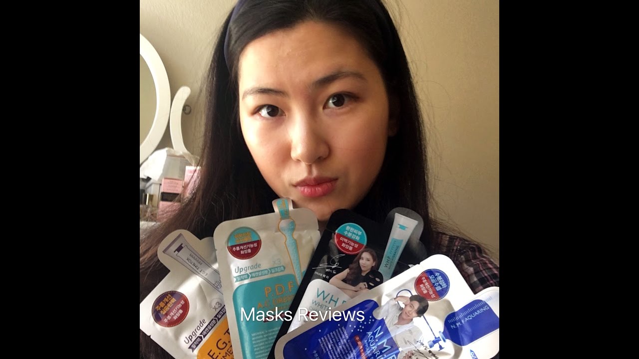 reviews on 3dollar kbeauty facial masks YouTube