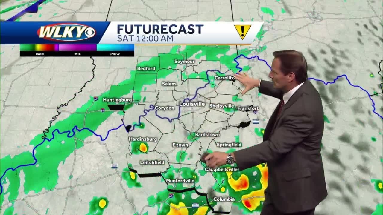 Clouds on the increase, rain Friday night - YouTube