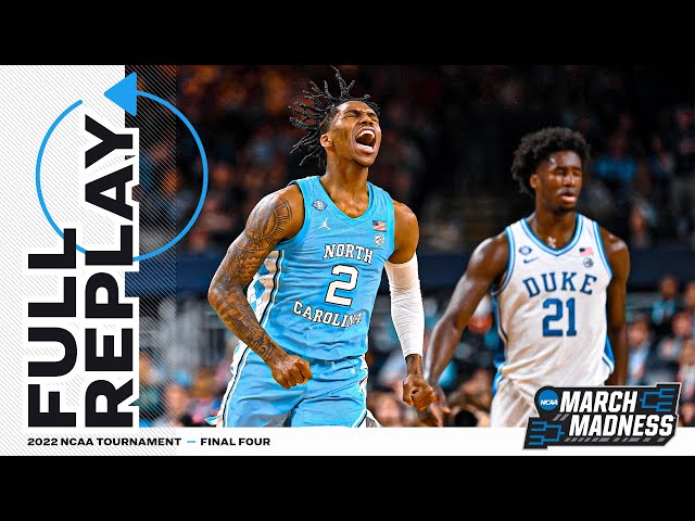 North Carolina vs. Duke: 2022 NCAA men's Final Four | FULL REPLAY class=