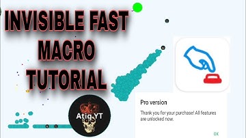 NEW AGAR.IO FAST MACRO_/ INVISIBLE PAID MACRO TUTORIAL-