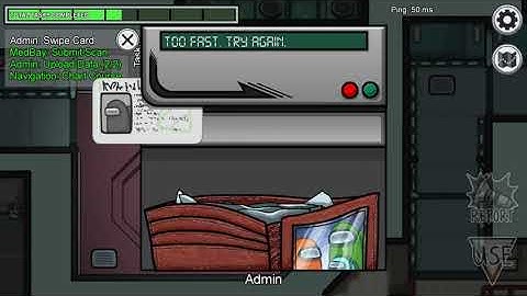 The RIGHT WAY to swipe the card in Among us