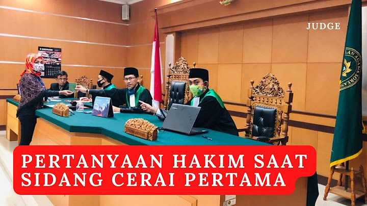Pertanyaan Hakim Saat Sidang Cerai Pertama