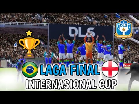 LAGA FINAL WORLD CUP BRAZIL VS INGGRIS | 4 - 0 | INTERNASIONAL CUP S1 | DLS23