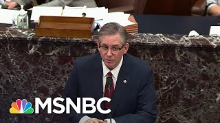 Trump Lawyers Mount 'Weird' Defense On Third Day Of Impeachment Trial | Rachel Maddow | MSNBC