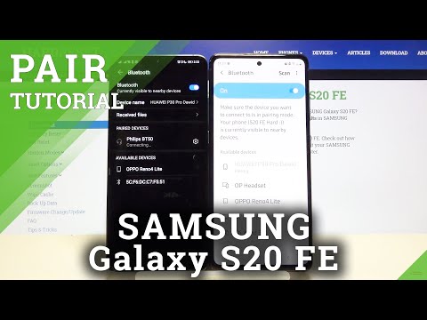 How to Pair Bluetooth Device with SAMSUNG Galaxy S20 FE – Connect using Bluetooth