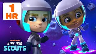 1 hour blasting asteroids rescue missions star trek scouts