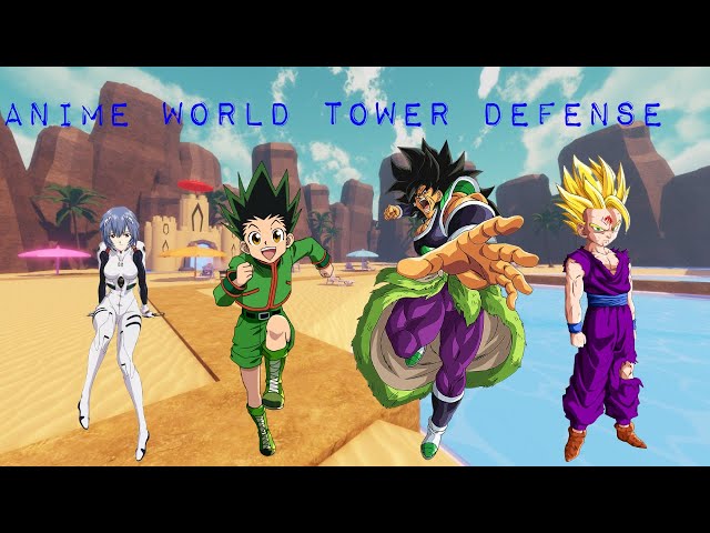 Anime world tower defense Summer Event !!! New Skins and Limited