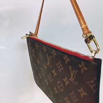 How to Convert Your Louis Vuitton Neverfull Pouch into a Crossbody