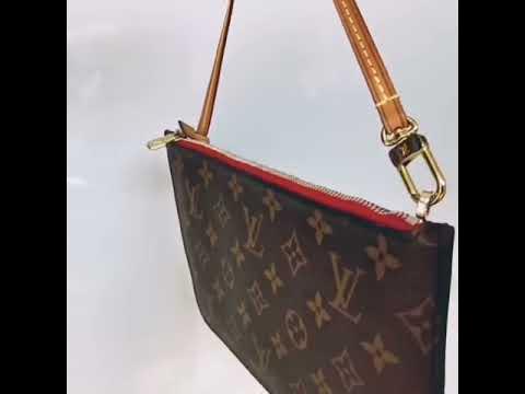 Convert Louis Vuitton Neverfull Pouch, LV Pochette, to Cross Body Bag 