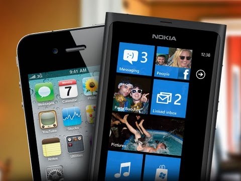 Nokia Lumia vs iPhone 4 (Design)