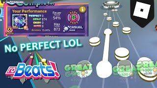 GETTING ALL GREAT ON A SONG??? Brain Power [CLASSIC MAP] (Hard) ALL GREAT!!!! (Roblox RoBeats)