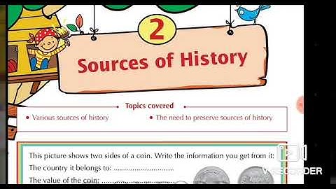 Sources of history part-1 (class-4, s.st)