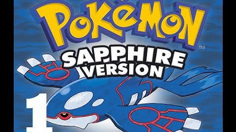 Pokemon Ruby/Sapphire Walkthrough Part 1 (No Commentary)