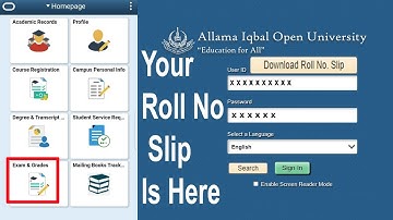 How to Download AIOU Roll Number Slip | Online Roll No Slips | AlOU | Technical Honey Prince