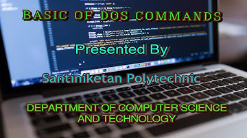 BASIC OF DOS COMMANDS(ENGLISH)