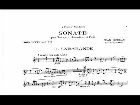 Jean Hubeau Sonata Stphane Gourvat trumpet I