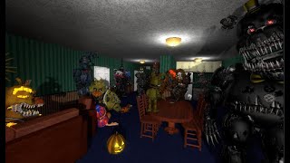 The Nightmare Animatronic Battle!!! (FNAF Gmod roleplay!!!)