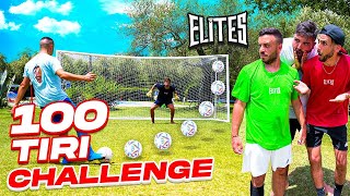 ⚽ 100 TIRI FOOTBALL CHALLENGE in VILLA ELITES!