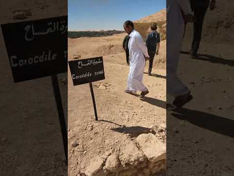 مقابر جبل الموتى سيوة مقبرة التمساح