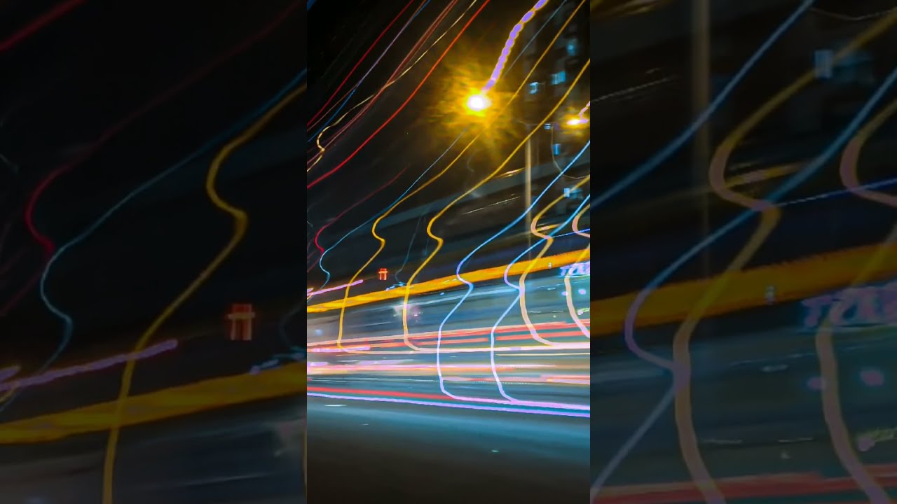 Light Trails photography tutorial in phone | 