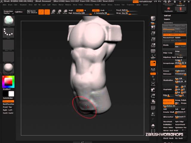 Zbrush Tutorial How To Get Clean Edges By Ryan Kingslien Zbrushtuts If